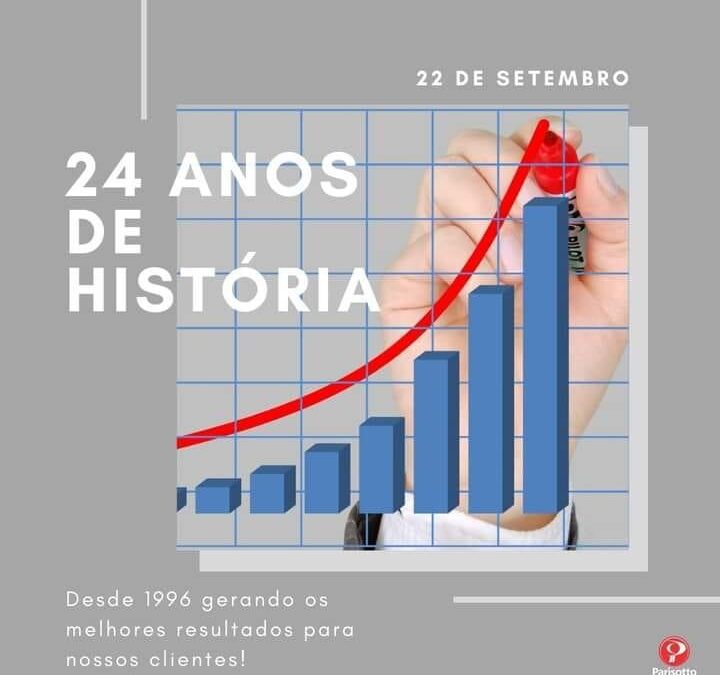 24 anos de história da Parisotto Contabilidade!